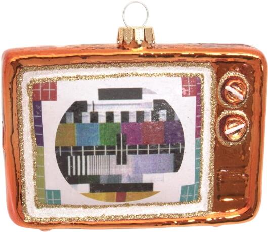 Krebs Glas Lauscha Baumschmuck Fernseher Nostalgie 9 cm Krebs Glas Lauscha Baumschmuck Fernseher Nostalgie 9 cm