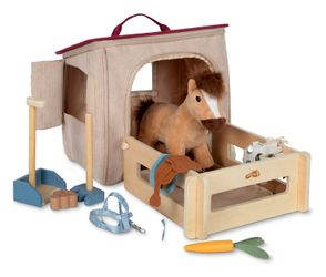 Small Foot Spielset Pferd mit Stall und Zubehör in der Tasche (12731) Small Foot Spielset Pferd mit Stall und Zubehör in der Tasche (12731)