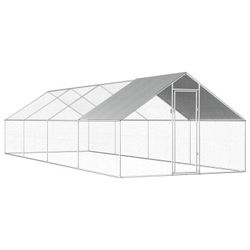vidaXL Outdoor-Hühnerkäfig Verzinkter Stahl 2,75 x 8 x 1,92 m (170791) vidaXL Outdoor-Hühnerkäfig Verzinkter Stahl 2,75 x 8 x 1,92 m (170791)