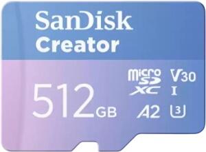 SanDisk Creator microSDXC 512GB Kit (SDSQXAV-512G-GN6MS) SanDisk Creator microSDXC 512GB Kit (SDSQXAV-512G-GN6MS)