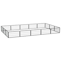 vidaXL Hundelaufstall Stahl Pulverbeschichtet 16-tlg. 500 x 300 x 50 cm (3115969) vidaXL Hundelaufstall Stahl Pulverbeschichtet 16-tlg. 500 x 300 x 50 cm (3115969)