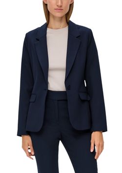 S.Oliver BLACK LABEL Blazer aus Viskosemix (2134056) S.Oliver BLACK LABEL Blazer aus Viskosemix (2134056)