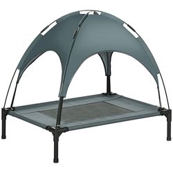 PawHut Hundeliege mit Baldachin 61 x 76 cm PawHut Hundeliege mit Baldachin 61 x 76 cm