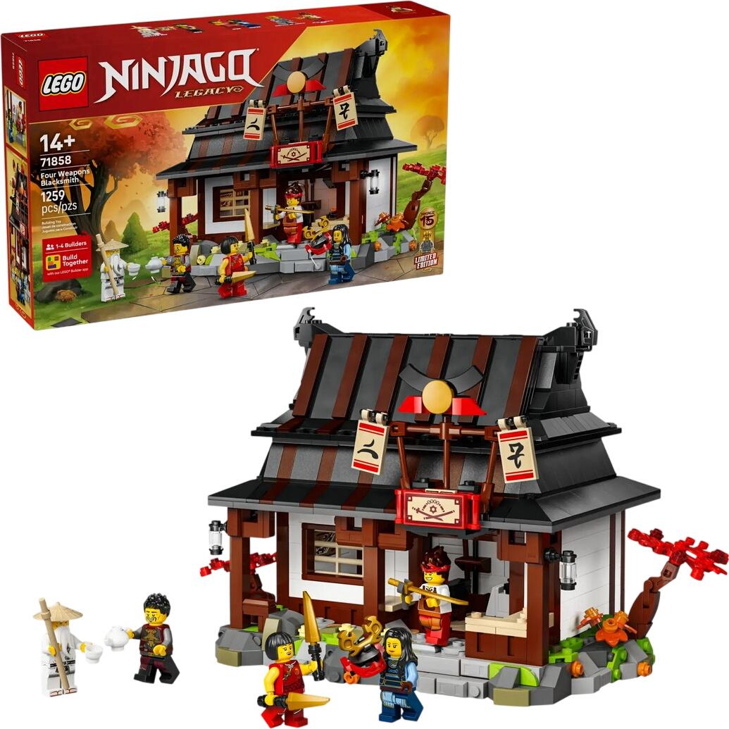 LEGO NINJAGO 15-jähriges Jubiläum der Vier-Waffen-Schmiede (71858) LEGO NINJAGO 15-jähriges Jubiläum der Vier-Waffen-Schmiede (71858)