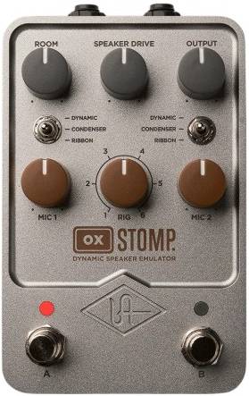 Universal Audio OX Stomp Dynamic Speaker Emulator Universal Audio OX Stomp Dynamic Speaker Emulator