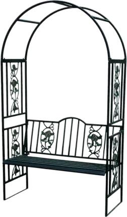 TrendLine Rosenbogen mit Bank 122 x 52 x 213 cm TrendLine Rosenbogen mit Bank 122 x 52 x 213 cm