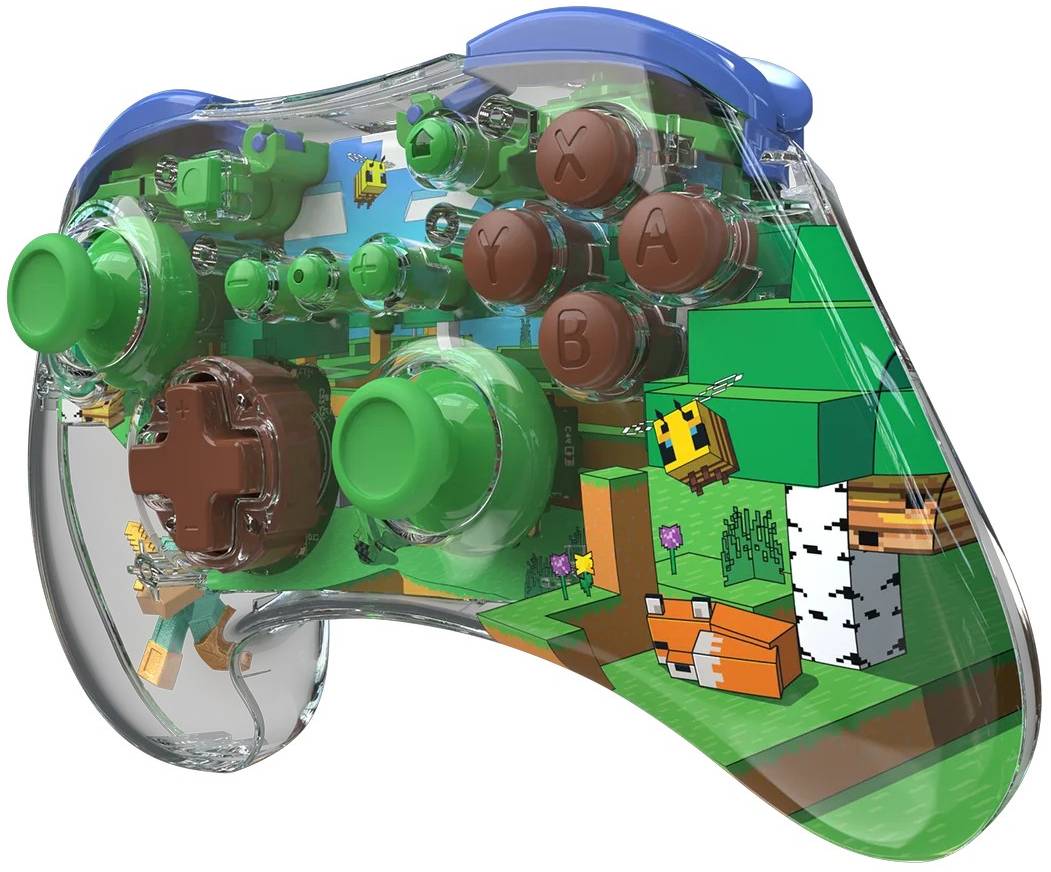 PDP Realmz Wireless Controller Minecraft Forest PDP Realmz Wireless Controller Minecraft Forest