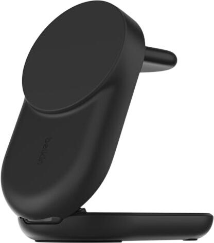 Belkin UltraCharge Faltbare magnetische 3-in-1-Ladestation mit Qi2 25W (rund) Belkin UltraCharge Faltbare magnetische 3-in-1-Ladestation mit Qi2 25W (rund)