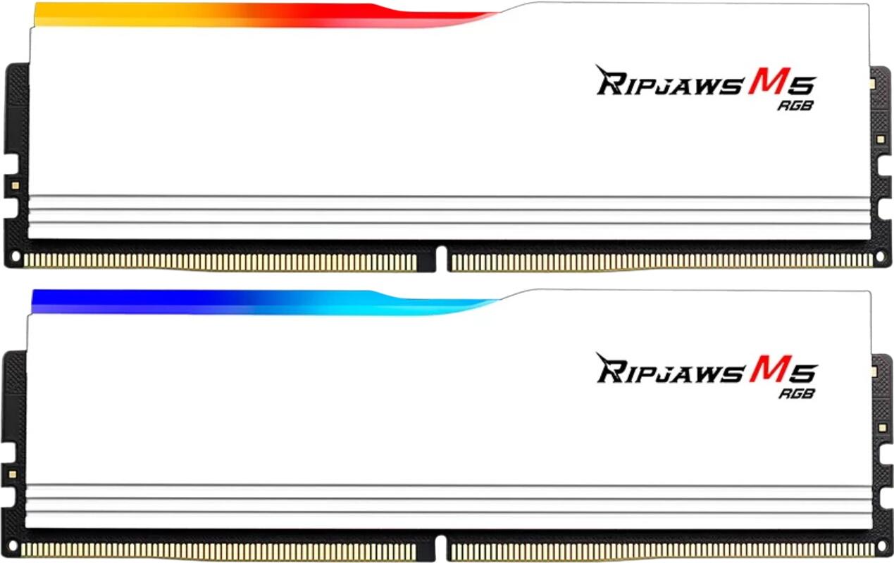 G.Skill Ripjaws M5 RGB DDR5-6800 32GB Kit (F5-6800J3445G16GX2-RM5RW) G.Skill Ripjaws M5 RGB DDR5-6800 32GB Kit (F5-6800J3445G16GX2-RM5RW)