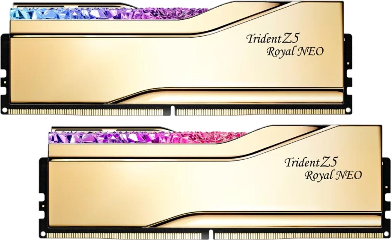 G.Skill Trident Z5 Royal Neo RGB DDR5-6000 32GB Kit (F5-6000J2636H16GX2-TR5NG) G.Skill Trident Z5 Royal Neo RGB DDR5-6000 32GB Kit (F5-6000J2636H16GX2-TR5NG)