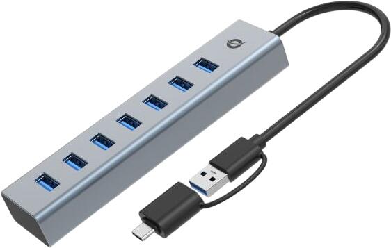 Conceptronic 7-Port-USB 3.0-Hub (HUBBIES21G) Conceptronic 7-Port-USB 3.0-Hub (HUBBIES21G)