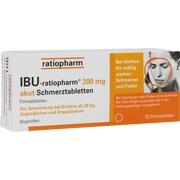 Ratiopharm IBU-ratiopharm 200 AKUT, 20 Filmtbl. (N2) 200 mg Ratiopharm IBU-ratiopharm 200 AKUT, 20 Filmtbl. (N2) 200 mg