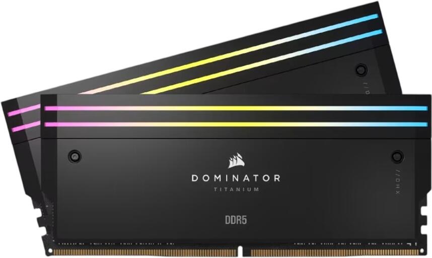 Corsair Dominator Titanium RGB DDR5-6400 96GB Kit (CMP96GX5M2B6400C32) Corsair Dominator Titanium RGB DDR5-6400 96GB Kit (CMP96GX5M2B6400C32)