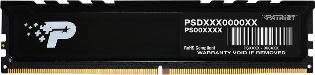 Patriot Memory Signature Premium DDR5-6400 16GB (PSP516G64081H1C) Patriot Memory Signature Premium DDR5-6400 16GB (PSP516G64081H1C)
