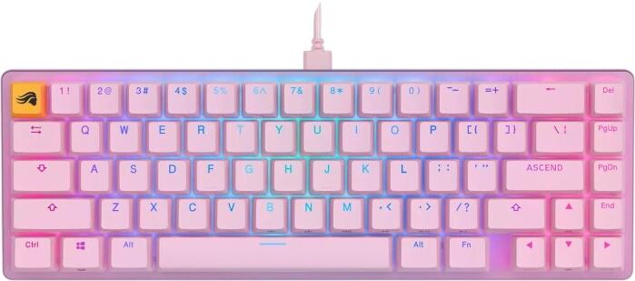 Glorious Gaming GMMK 2 Compact 65% rosa US (GLO-GMMK2-65-FOX-P) Glorious Gaming GMMK 2 Compact 65% rosa US (GLO-GMMK2-65-FOX-P)