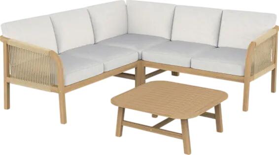 Primaster Gartenmöbel-Set Leros Holz Primaster Gartenmöbel-Set Leros Holz