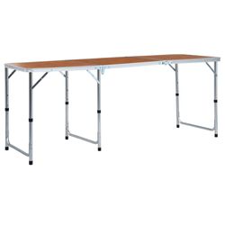 vidaXL Campingtisch Klappbar 180 x 60 cm (48174) Preisvergleich