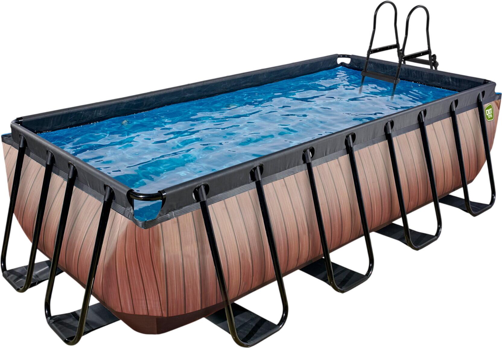 Exit Wood Pools 400 x 200 x 100 cm + Filterpumpe Exit Wood Pools 400 x 200 x 100 cm + Filterpumpe