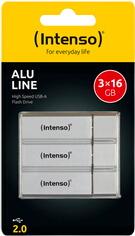 Intenso Alu Line 16GB 3er-Pack (3521473) Intenso Alu Line 16GB 3er-Pack (3521473)