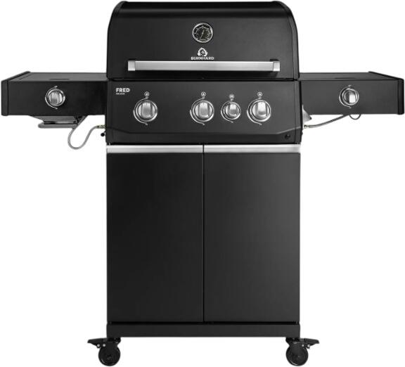 Burnhard Fred Deluxe+ Gasgrill 3-Brenner Series 4 mit Gussrost Burnhard Fred Deluxe+ Gasgrill 3-Brenner Series 4 mit Gussrost
