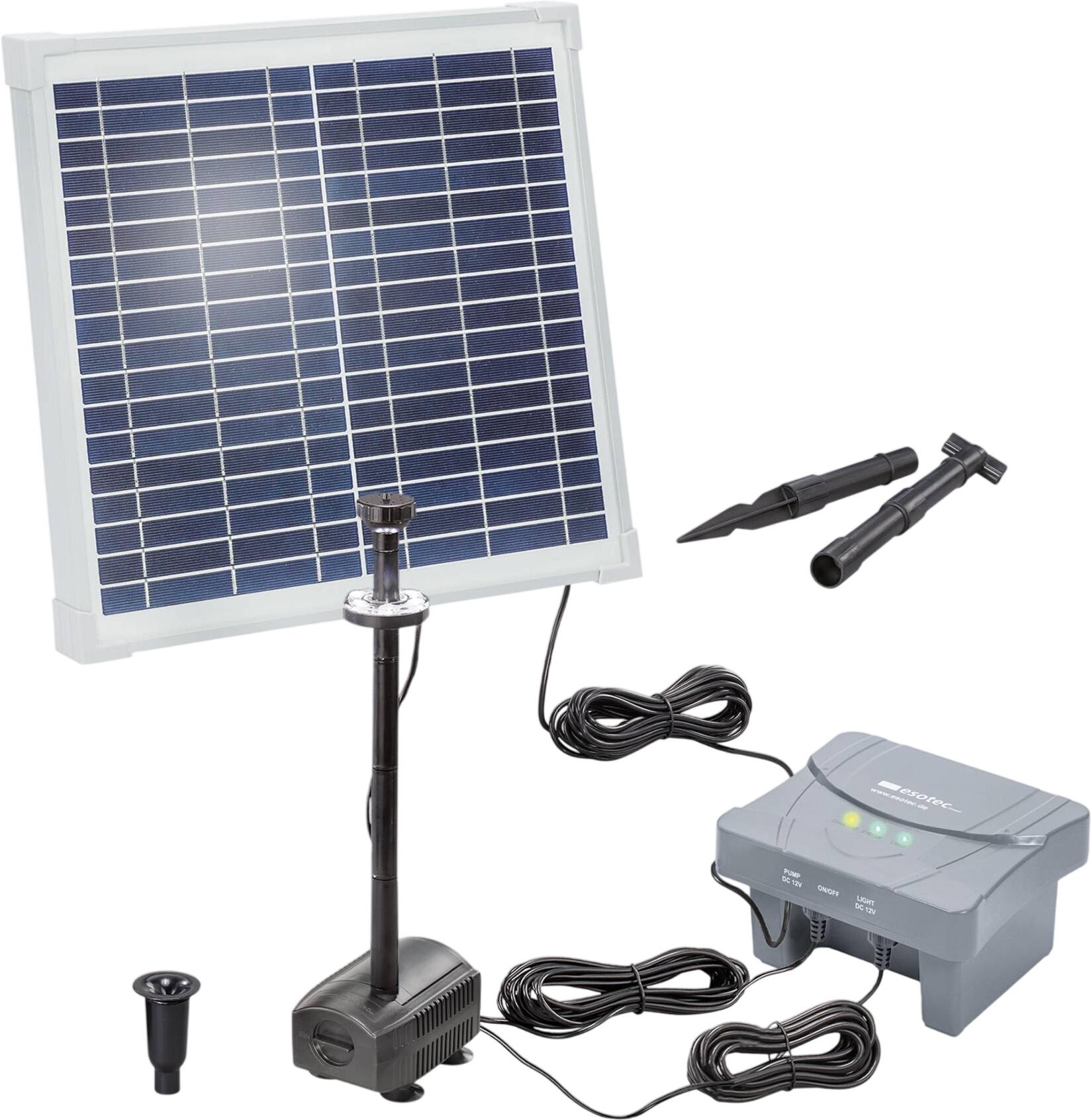 Esotec Solar Teichpumpenset 15/550 mit 4 Ah LiFePO4 Akkuspeicher (101937) Esotec Solar Teichpumpenset 15/550 mit 4 Ah LiFePO4 Akkuspeicher (101937)
