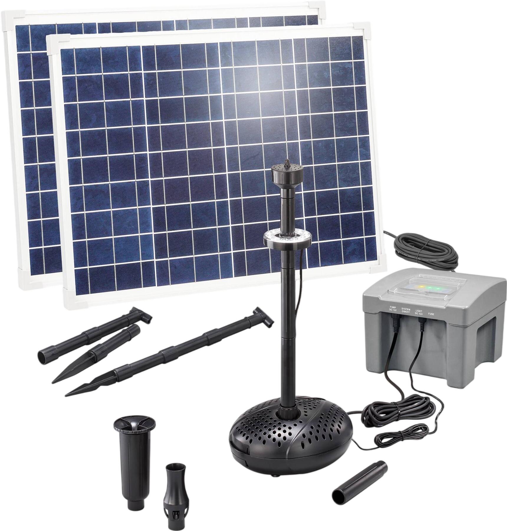 Esotec Solar Teichpumpenset 100/4000 mit 24 Ah LiFePO4 Akkuspeicher (101941) Esotec Solar Teichpumpenset 100/4000 mit 24 Ah LiFePO4 Akkuspeicher (101941)