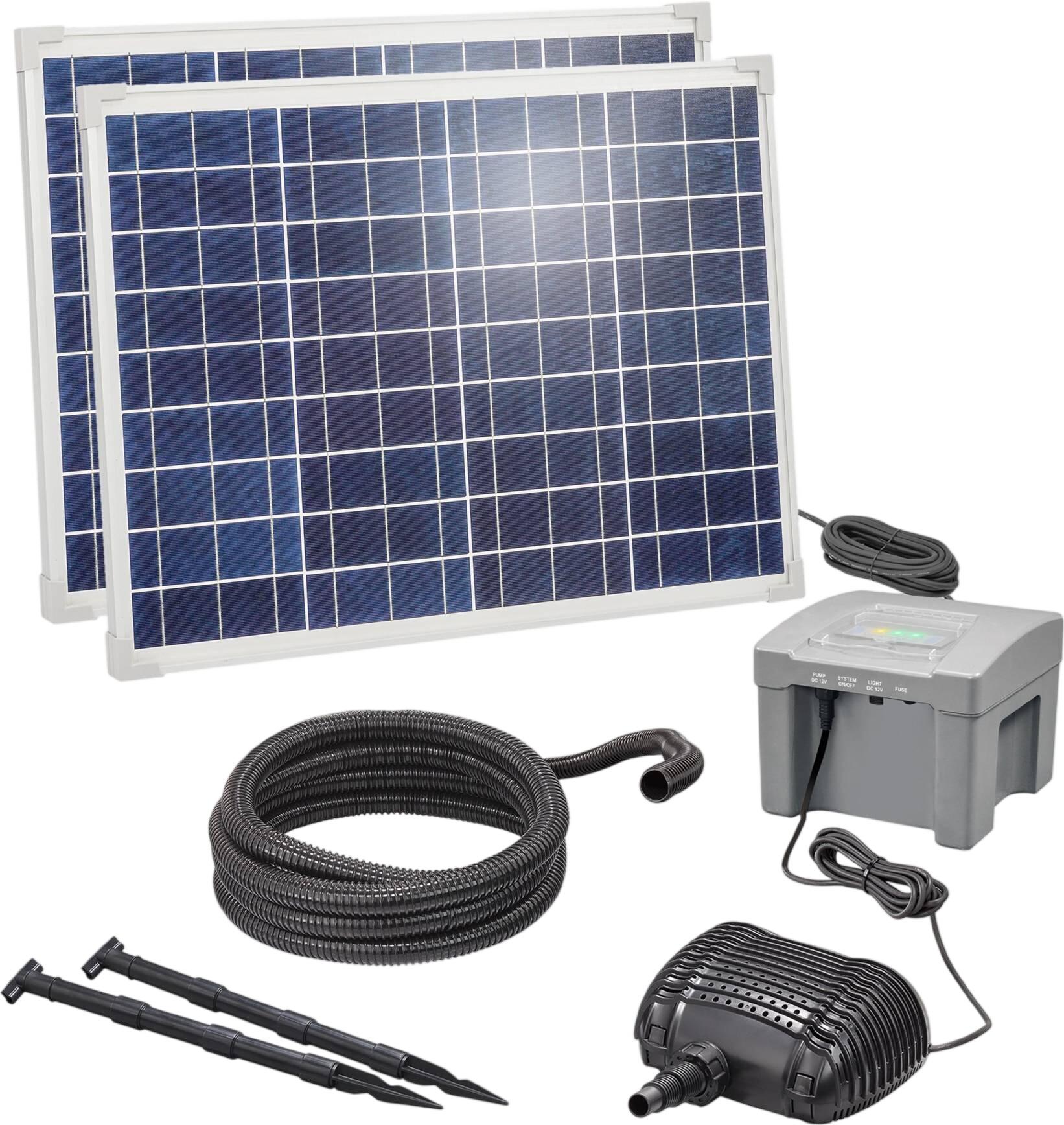 Esotec Solar Bachlaufpumpenset 100/4200 mit 24 Ah LiFePO4 Akkuspeicher (101943) Esotec Solar Bachlaufpumpenset 100/4200 mit 24 Ah LiFePO4 Akkuspeicher (101943)