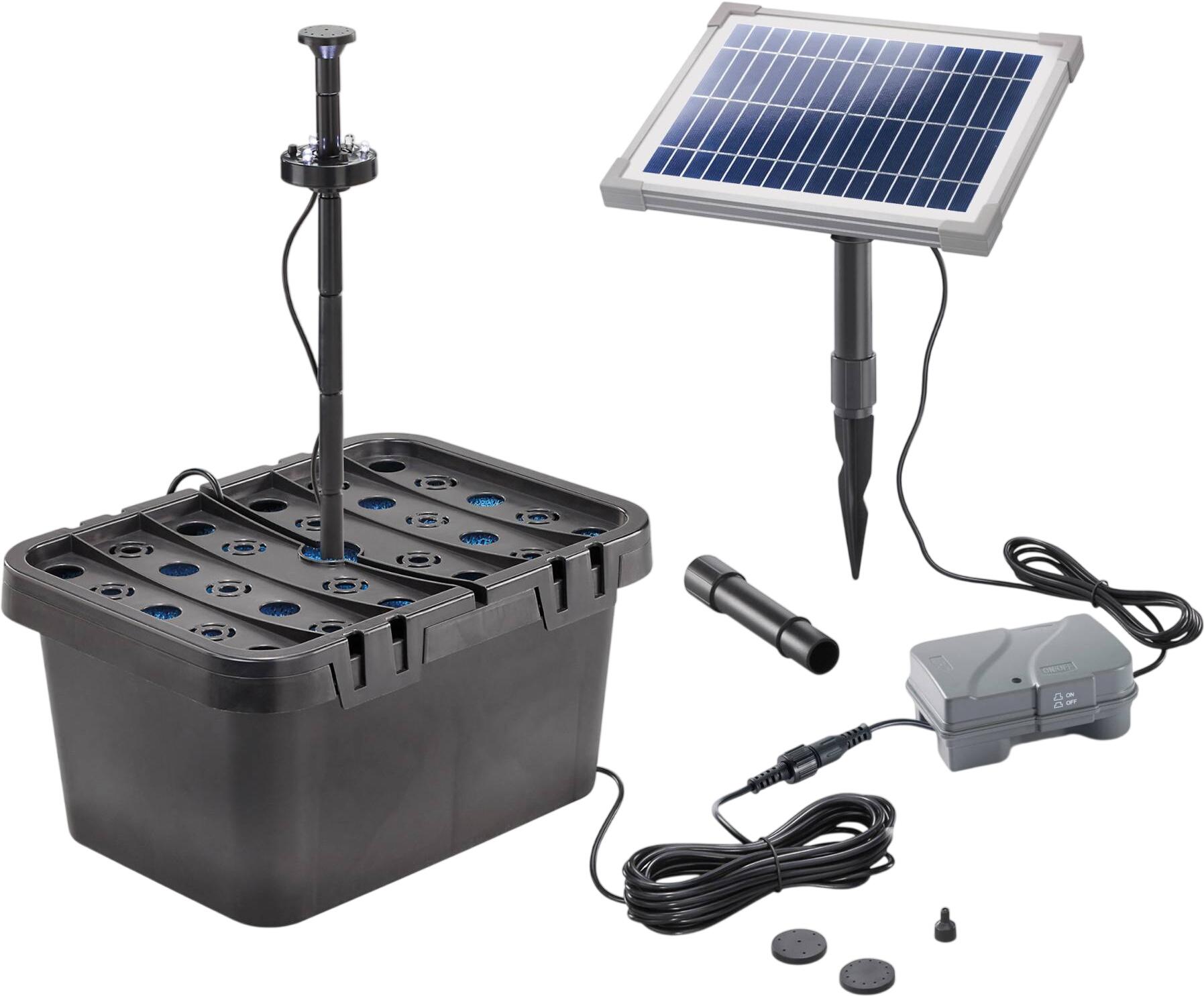 Esotec Solar Unterwasserfilter-Set 5/160 mit 1,5 Ah LiFePO4-Akkuspeicher (101069) Esotec Solar Unterwasserfilter-Set 5/160 mit 1,5 Ah LiFePO4-Akkuspeicher (101069)