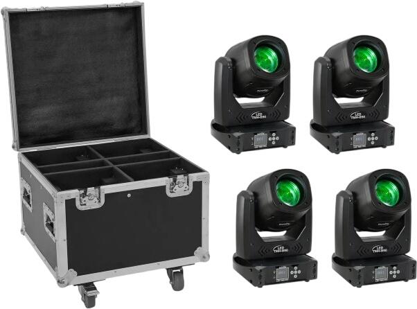 Eurolite Set 4x LED TMH-B90 + Case und Rollen (20000931) Eurolite Set 4x LED TMH-B90 + Case und Rollen (20000931)