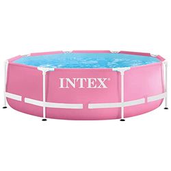 Intex Pink Metal Frame Pool 244 x 76 cm (28290NP) Intex Pink Metal Frame Pool 244 x 76 cm (28290NP)