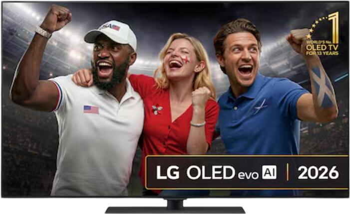 LG 55" OLED evo AI G6 4K Smart TV 2026 OLED55G66LS LG 55" OLED evo AI G6 4K Smart TV 2026 OLED55G66LS