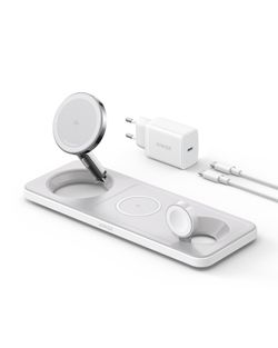 ANKER MagGo Kabellose Ladestation (3-in-1 Pad) ANKER MagGo Kabellose Ladestation (3-in-1 Pad)