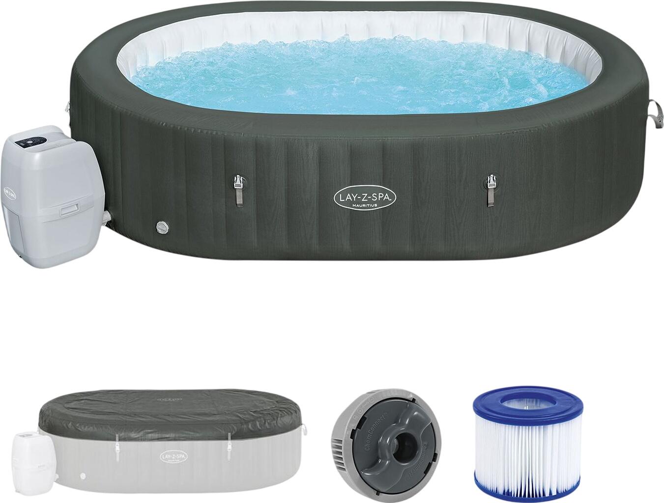 Bestway LAY-Z-SPA XXL WLAN Whirlpool Mauritius AirJet (60067_26) Bestway LAY-Z-SPA XXL WLAN Whirlpool Mauritius AirJet (60067_26)
