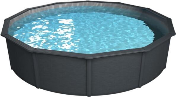 Steinbach Stahlwandpool Set Nuovo de Luxe II Ø 360 x 120 cm (012141G) Steinbach Stahlwandpool Set Nuovo de Luxe II Ø 360 x 120 cm (012141G)