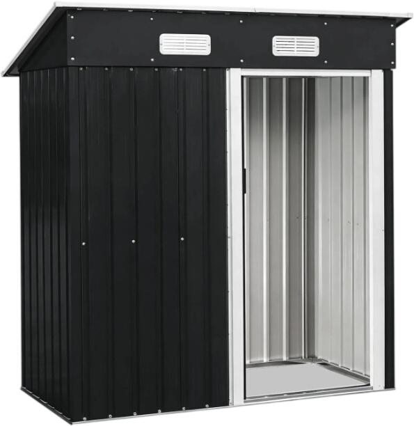 Brast Metall Gerätehaus mit Pultdach 163x89x180 (1004326001) Brast Metall Gerätehaus mit Pultdach 163x89x180 (1004326001)