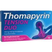 A. Nattermann & Cie. Thomapyrin TENSION DUO Filmtabletten 12 Stück A. Nattermann & Cie. Thomapyrin TENSION DUO Filmtabletten 12 Stück