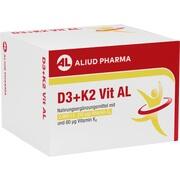 ALIUD Pharma D3+K2 Vit AL Vitamin D3 2.000 I.E. / Vitamin K2 80 µg Kapseln 90 Stück ALIUD Pharma D3+K2 Vit AL Vitamin D3 2.000 I.E. / Vitamin K2 80 µg Kapseln 90 Stück