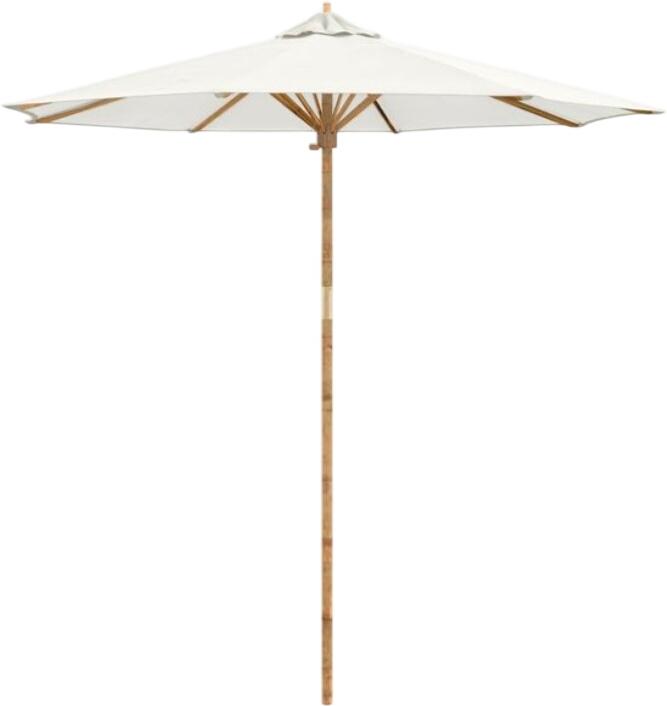 vidaXL Gartensonnenschirm Bambus Rund 240 x 260 cm (4108082) vidaXL Gartensonnenschirm Bambus Rund 240 x 260 cm (4108082)