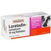 Ratiopharm Loratadin-ratiopharm 10 mg Tabletten 50 Stück (N2) Ratiopharm Loratadin-ratiopharm 10 mg Tabletten 50 Stück (N2)