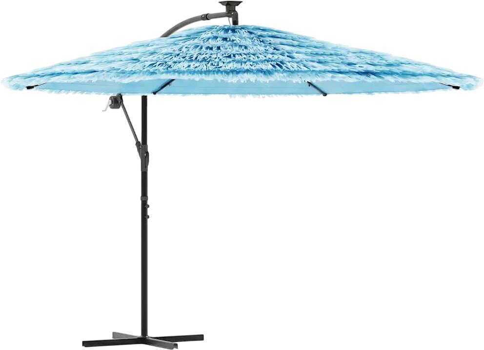 vidaXL Sonnenschirm mit Stahlmast Blau 269x269x235 cm (4005079) vidaXL Sonnenschirm mit Stahlmast Blau 269x269x235 cm (4005079)