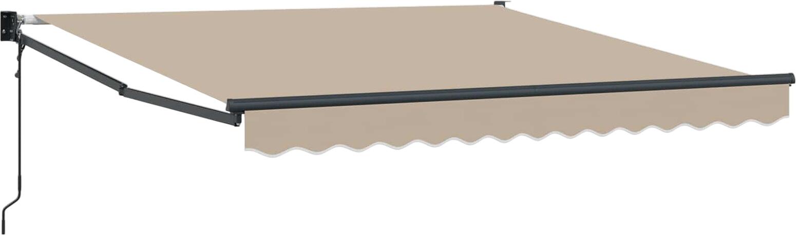 vidaXL Ausziehbare Markise Beige 350 x 250 cm (3330350) vidaXL Ausziehbare Markise Beige 350 x 250 cm (3330350)