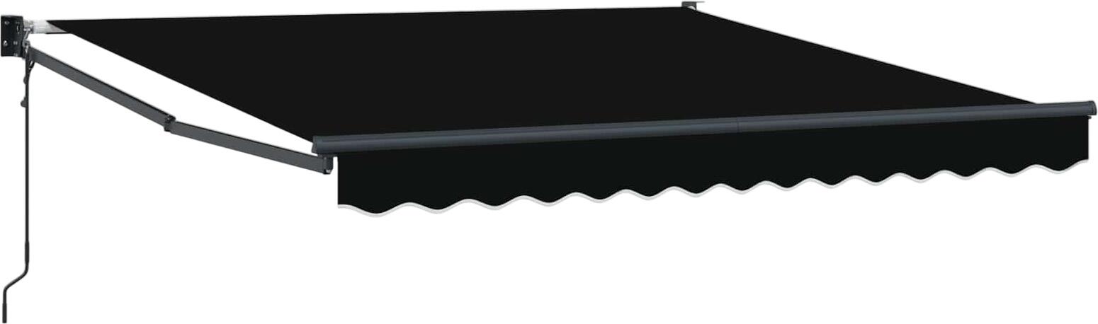 vidaXL Ausziehbare Markise Schwarz 350 x 250 cm (3330332) vidaXL Ausziehbare Markise Schwarz 350 x 250 cm (3330332)
