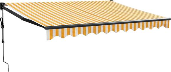 vidaXL Elektrische Markise mit Kurbel 3,5 x 2,5 m (3154507) vidaXL Elektrische Markise mit Kurbel 3,5 x 2,5 m (3154507)