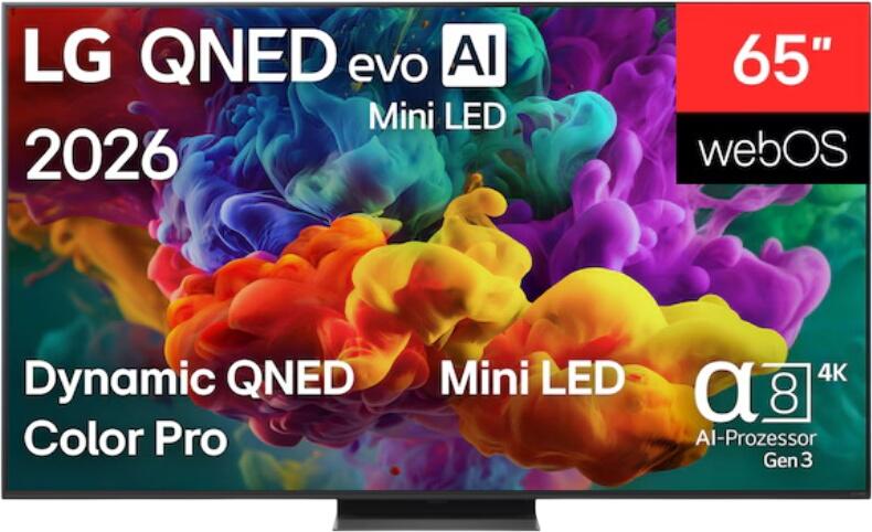LG 65" QNED evo AI QNED87 Mini LED 4K Smart TV 2026 65QNED87B6A LG 65" QNED evo AI QNED87 Mini LED 4K Smart TV 2026 65QNED87B6A