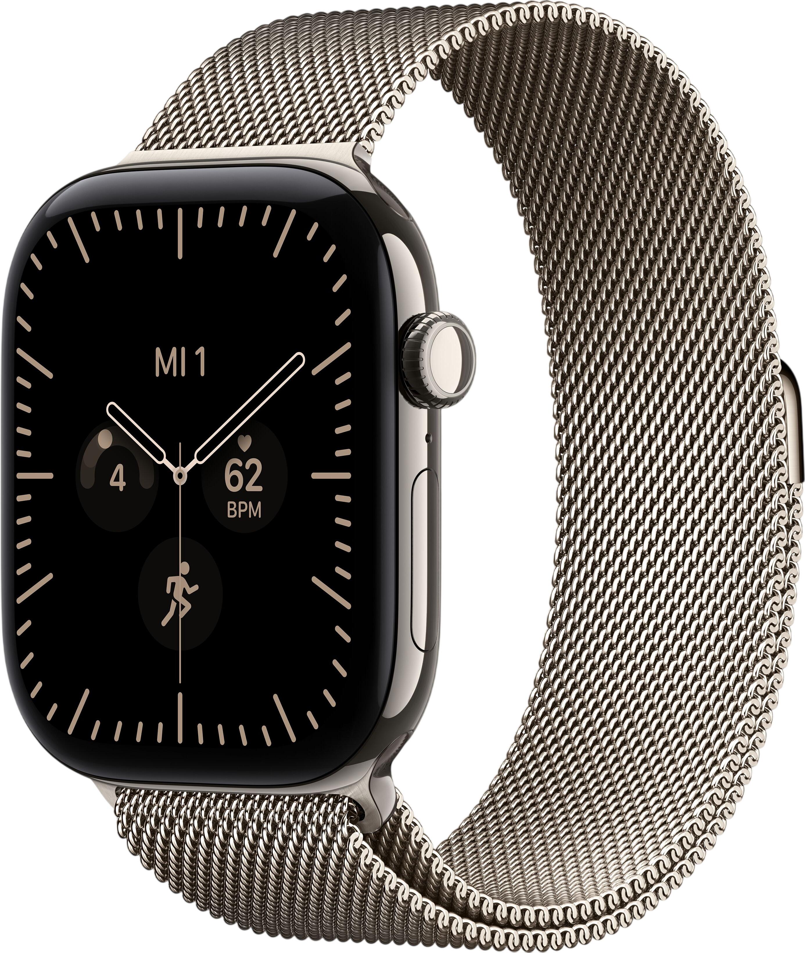 Apple Watch Series 12 GPS + Cellular 46 mm Titan mit Milanaise-Armband S/M (MJGP4ZR/A) Apple Watch Series 12 GPS + Cellular 46 mm Titan mit Milanaise-Armband S/M (MJGP4ZR/A)