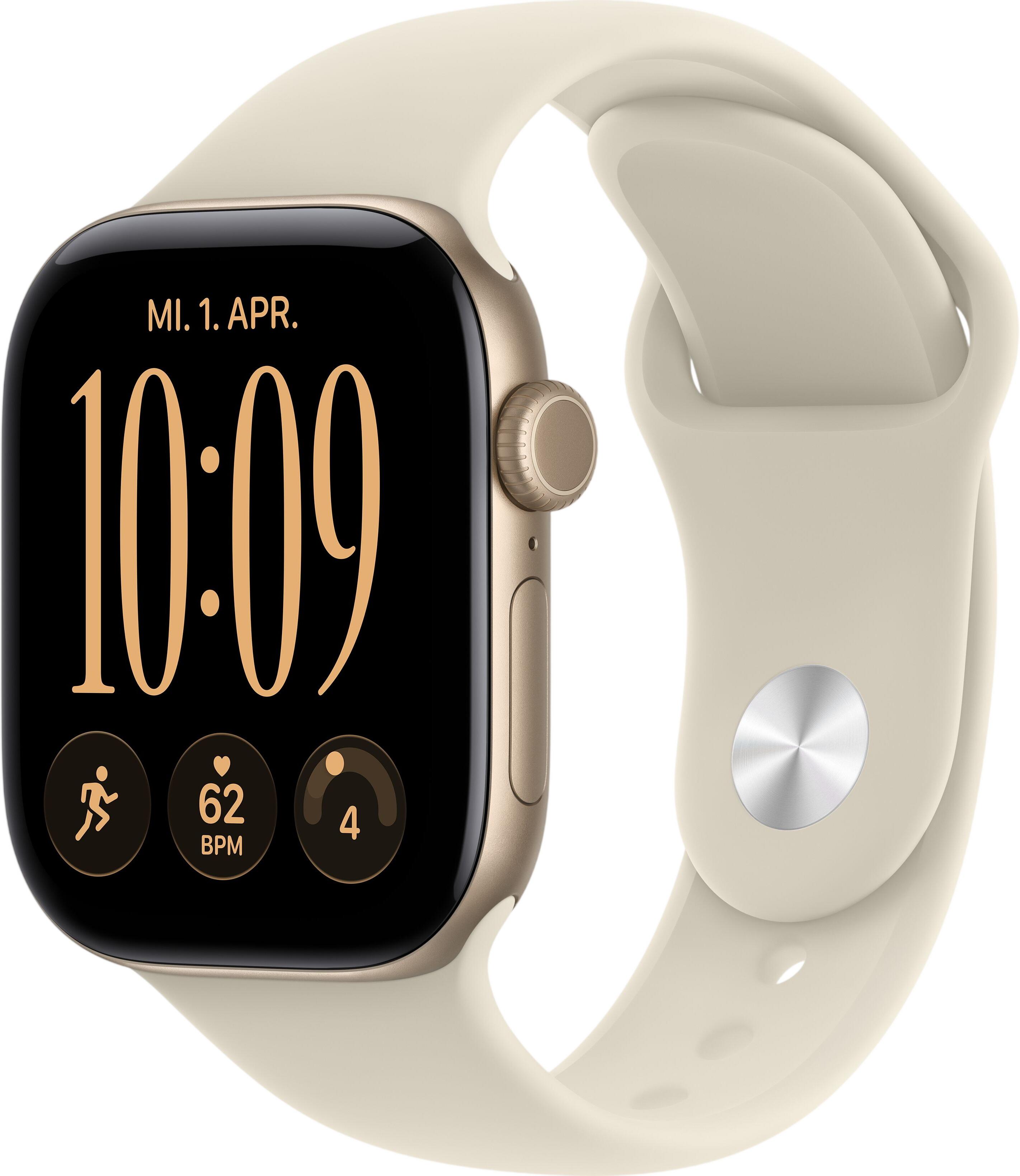 Apple Watch Series 12 GPS 42 mm Aluminium mit Sportarmband S/M (MJED4ZR/A)