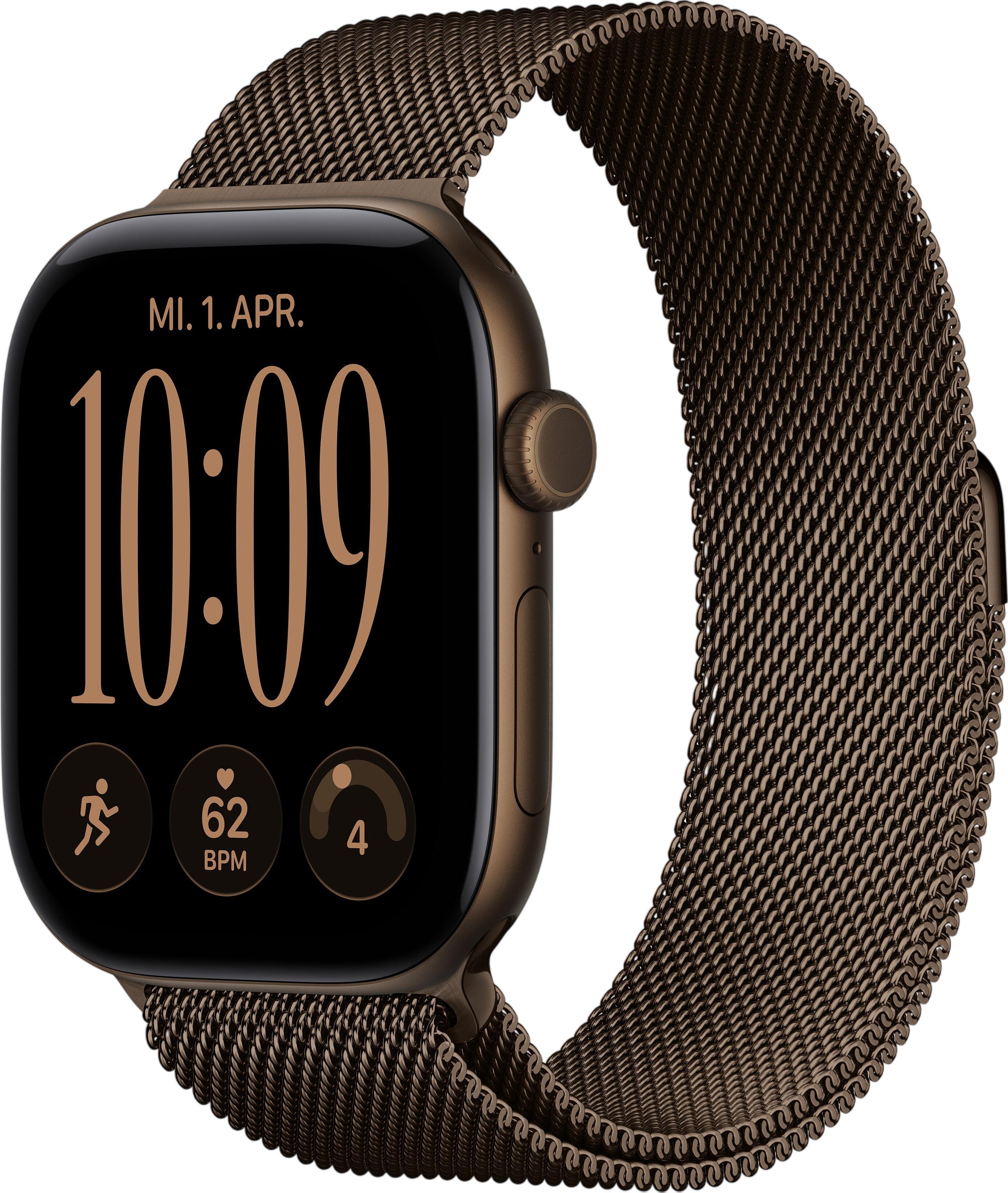 Apple Watch Series 12 GPS 46 mm Aluminium mit Milanaise-Armband M/L (MKD84ZR/A) Apple Watch Series 12 GPS 46 mm Aluminium mit Milanaise-Armband M/L (MKD84ZR/A)