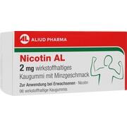 ALIUD Pharma Nicotin AL 2 mg wirkstoffhaltiges Kaugummi Minzgeschmack 96 Stück ALIUD Pharma Nicotin AL 2 mg wirkstoffhaltiges Kaugummi Minzgeschmack 96 Stück