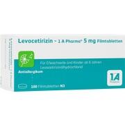1A Pharma Levocetirizin 5 mg Filmtabletten 100 Stück (N3) 1A Pharma Levocetirizin 5 mg Filmtabletten 100 Stück (N3)