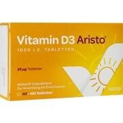 Aristo Pharma Vitamin D3 Aristo 1000 I.E. Tabletten 100 Stück (N3) Aristo Pharma Vitamin D3 Aristo 1000 I.E. Tabletten 100 Stück (N3)